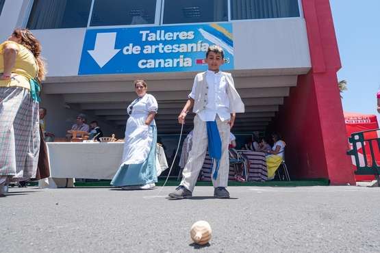 Fiesta canaria de Spar Gran Canaria en Telde (Foto TA)